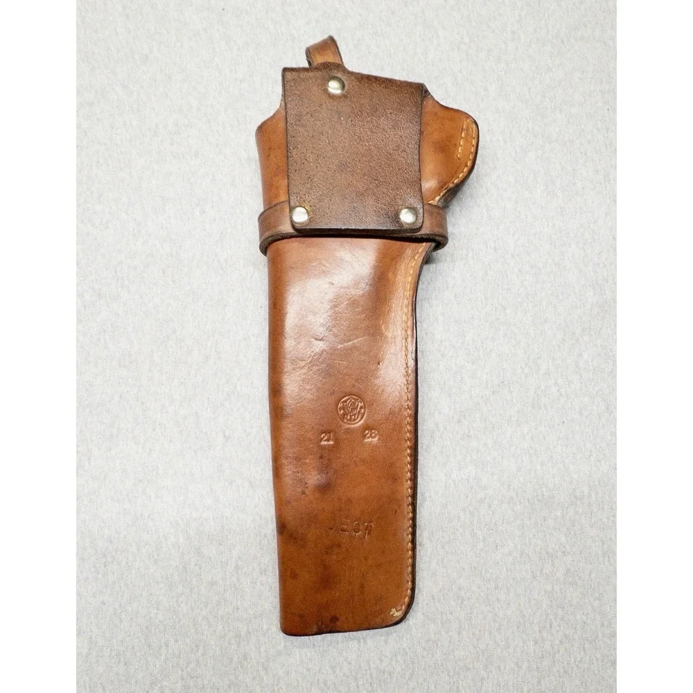 Vintage‎ Smith And Wesson N Frame Leather Holster Brown Leather S&W 21 28